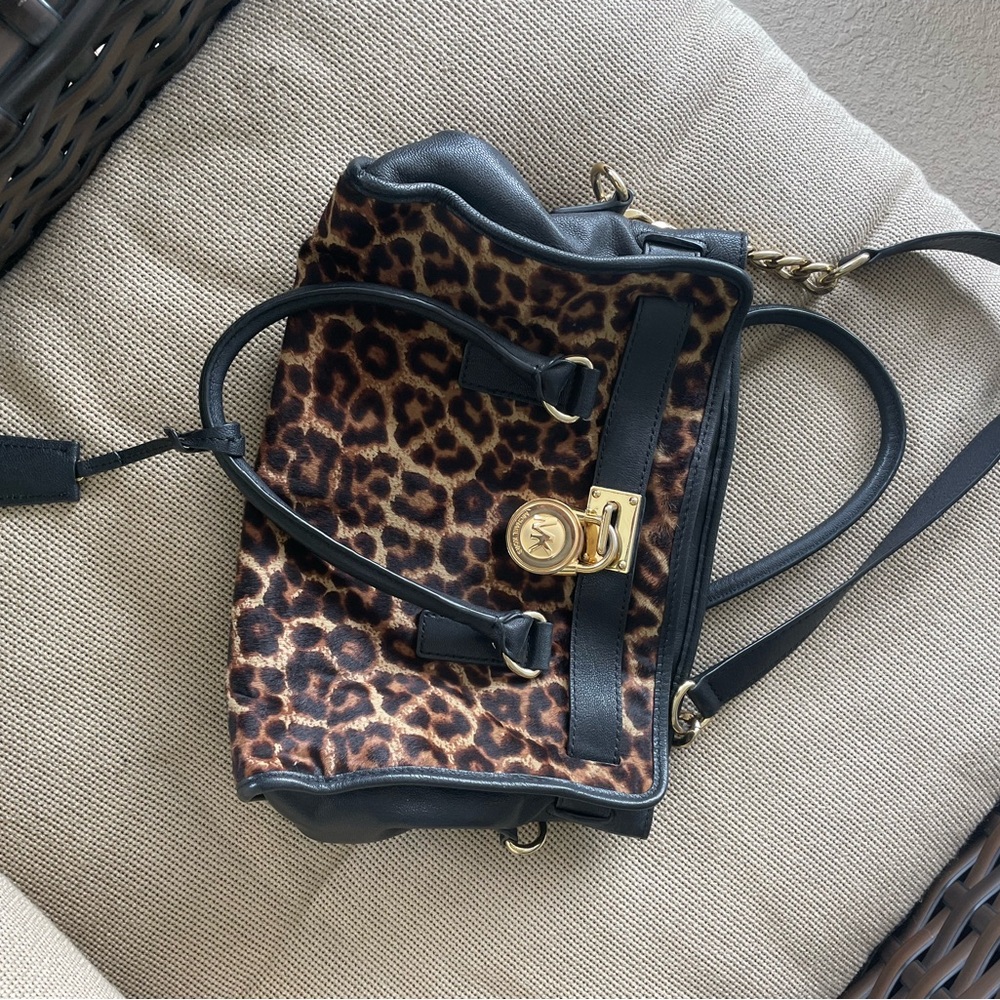 Michael Kors leopard print bag